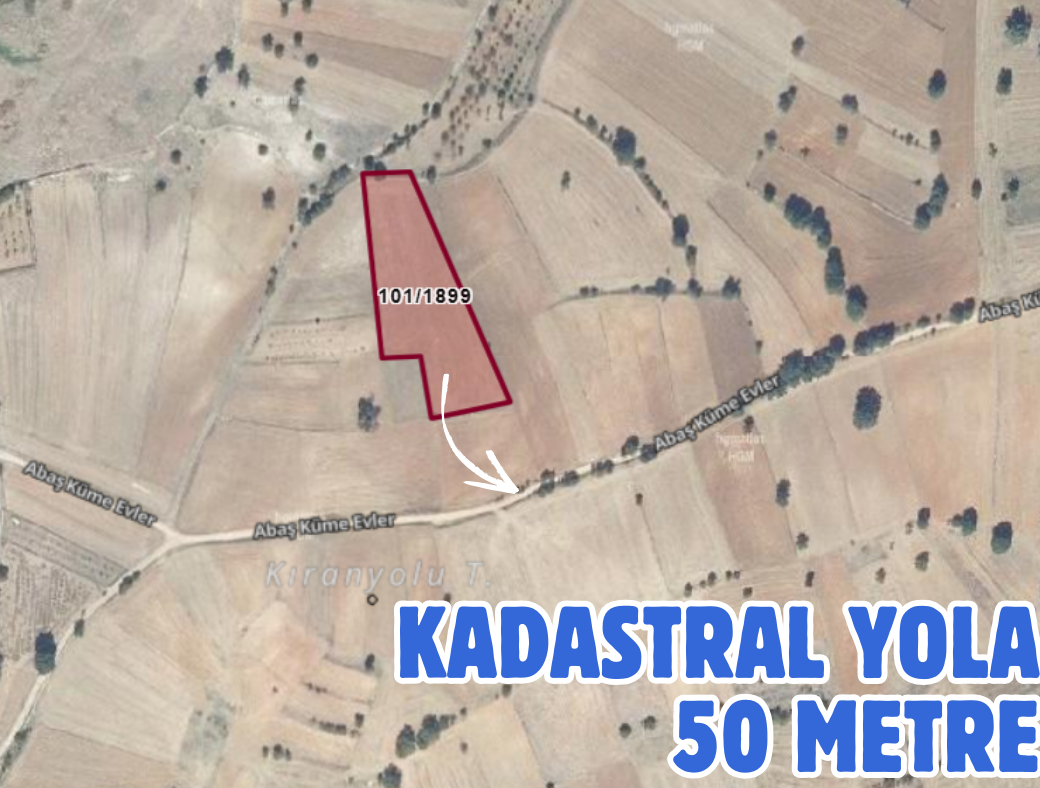 KÜTAHYA EMET ABAŞ 5.147 M² TARLAMIZ SATILIKTIR - KÜTAHYA EMET fotoğraf 3